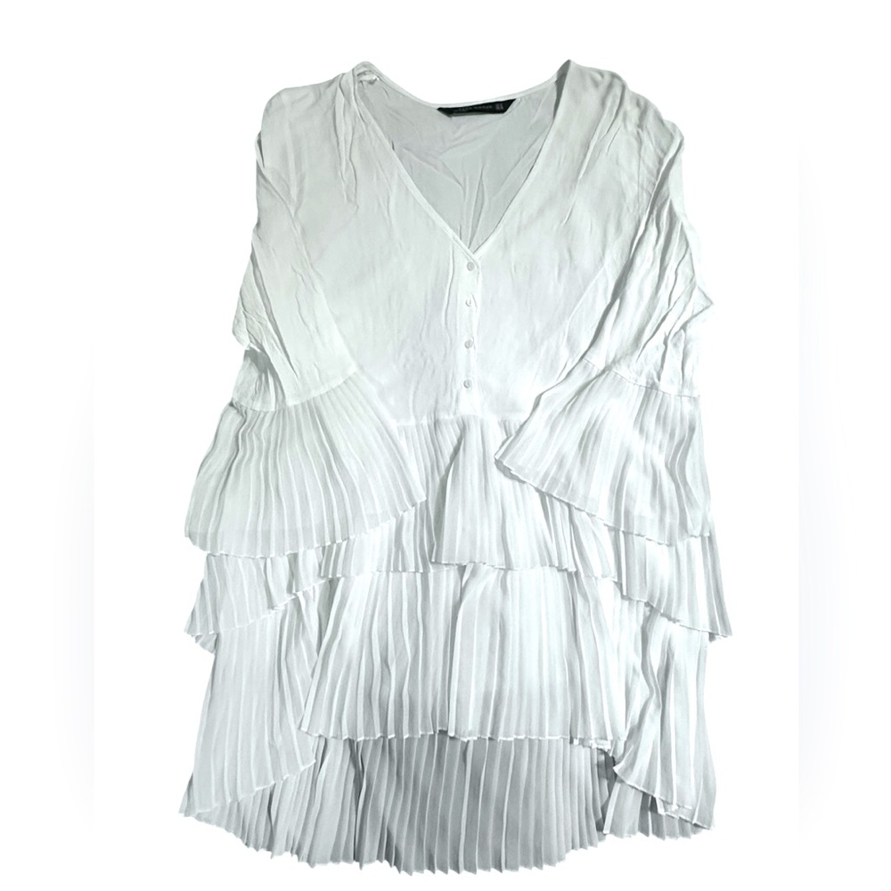 Zara Pleated Dress - Picture 4 of 7